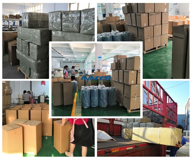 air filter package and shippment_